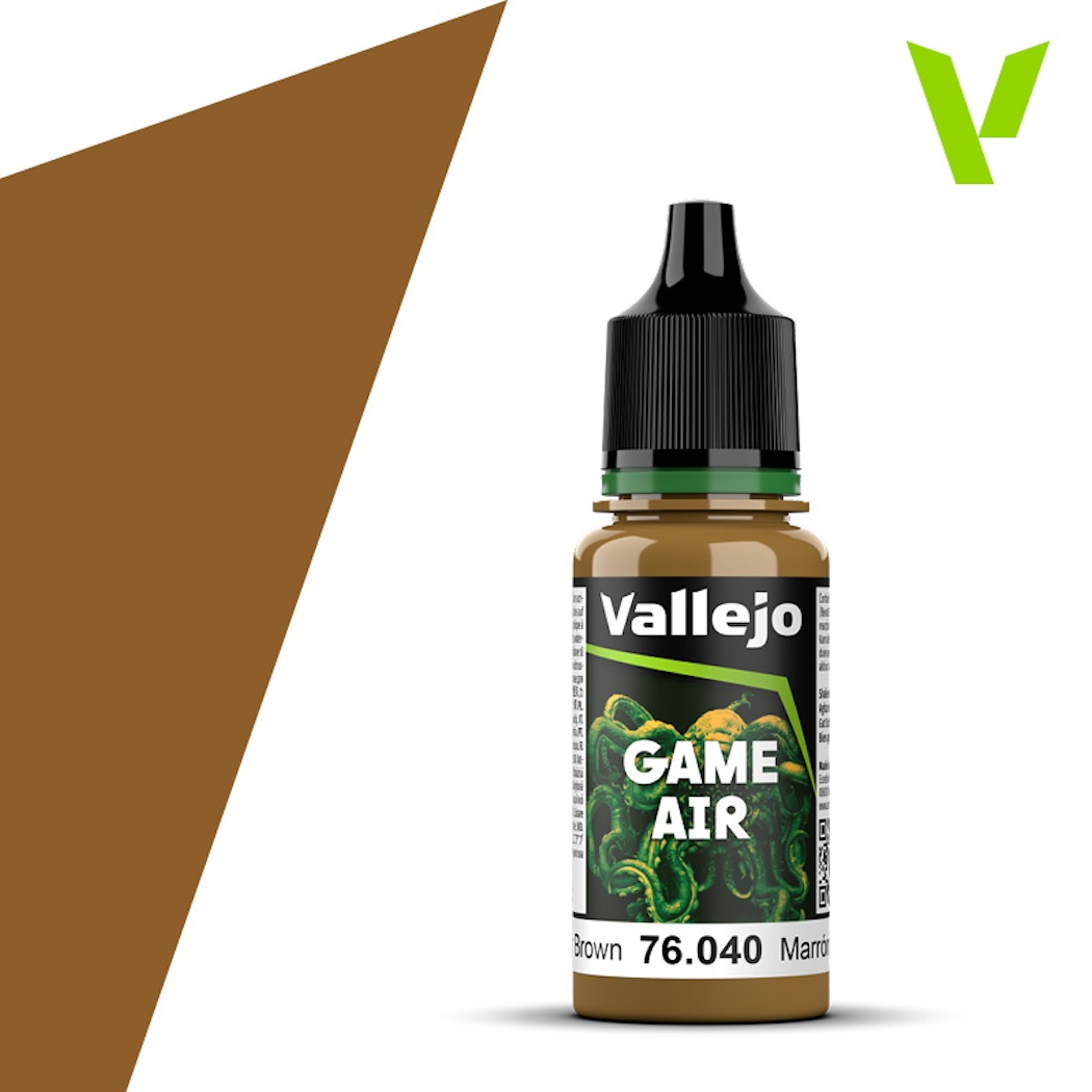Vallejo Game Air 76040 Leather Brown 18ml - airbrush barva na modely