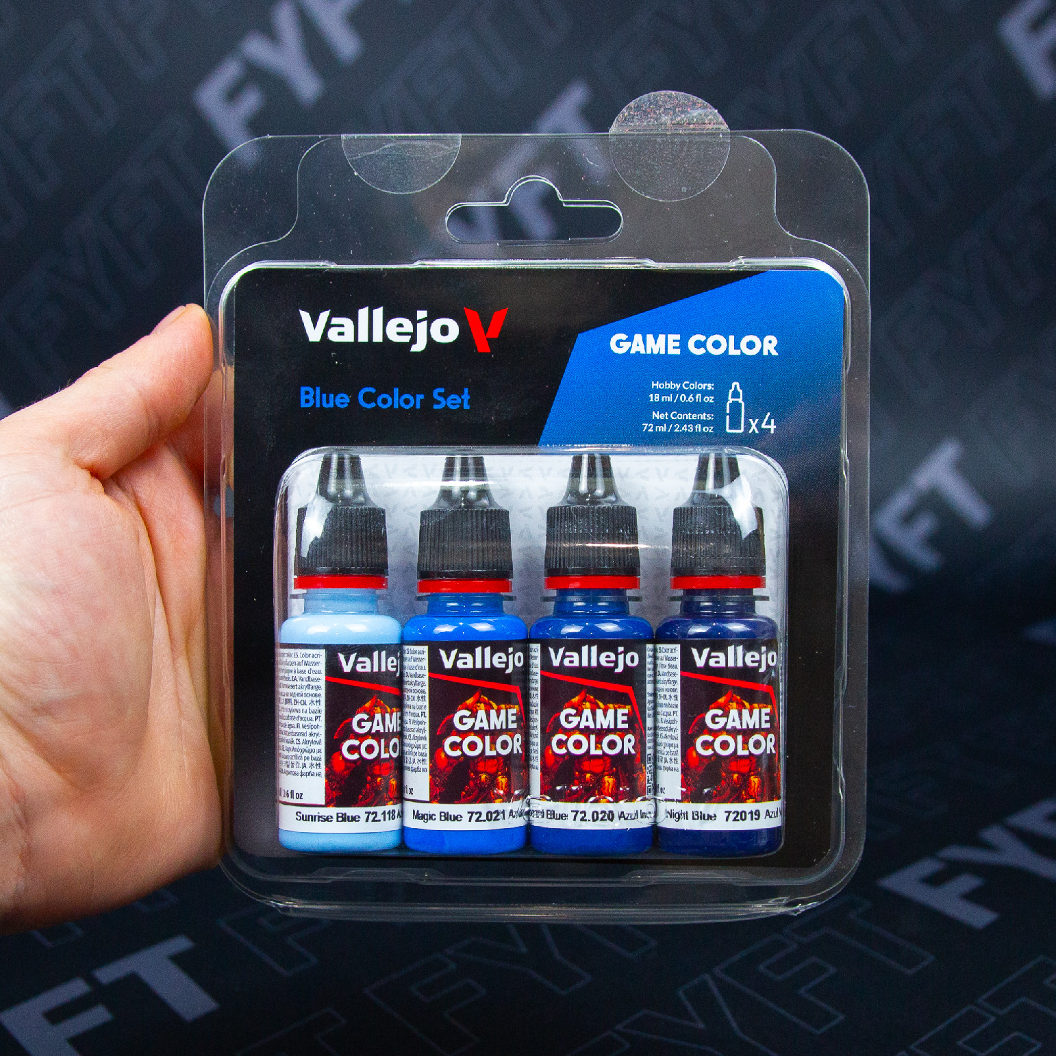 Vallejo Game Color Set 72376 Blue Color Set (4x18ml)