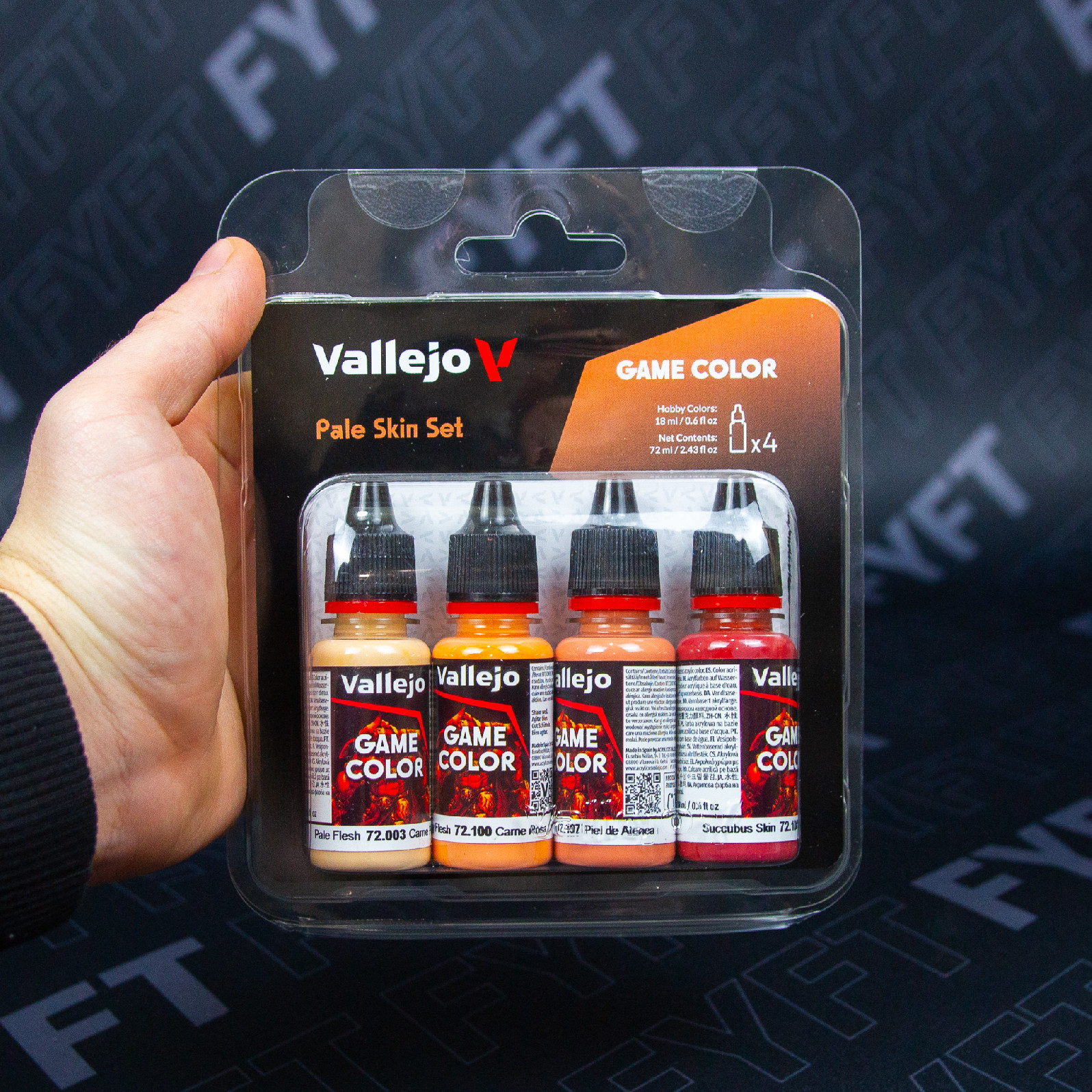 Vallejo Game Color Set 72379 Pale Skin Set (4x18ml)