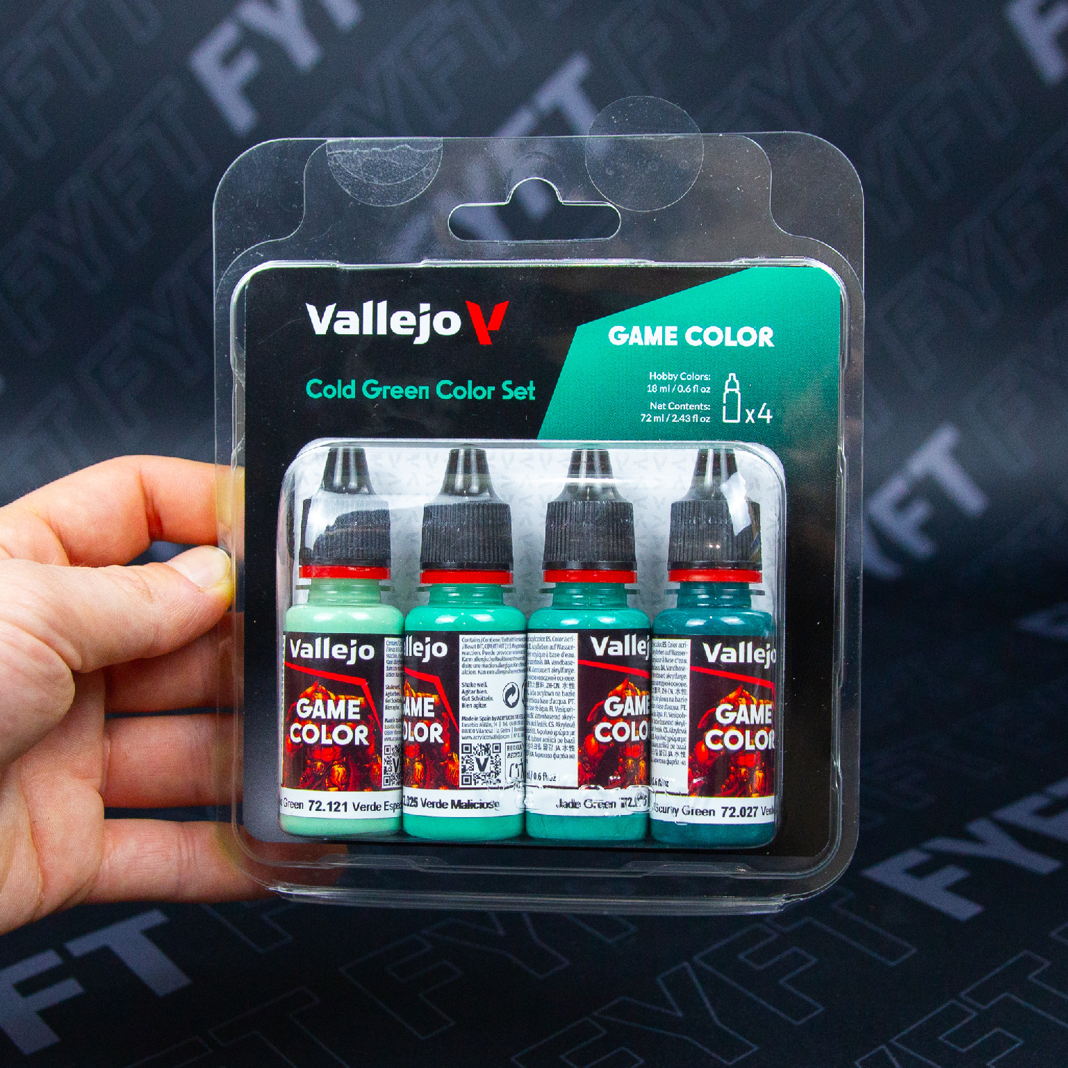 Vallejo Game Color Set 72383 Cold green Set (4x18ml)