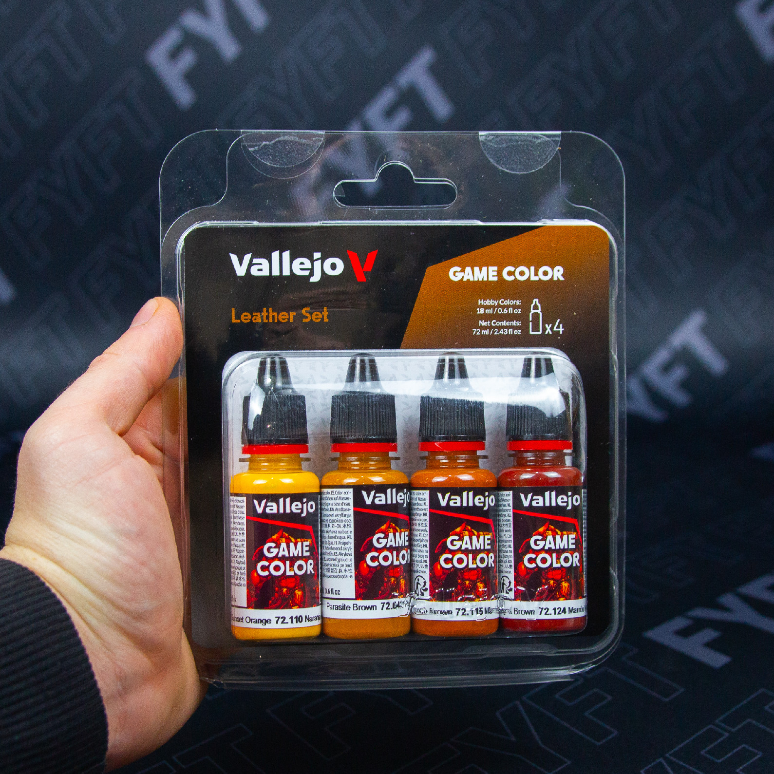 Vallejo Game Color Set 72385 Leather Set (4x18ml)