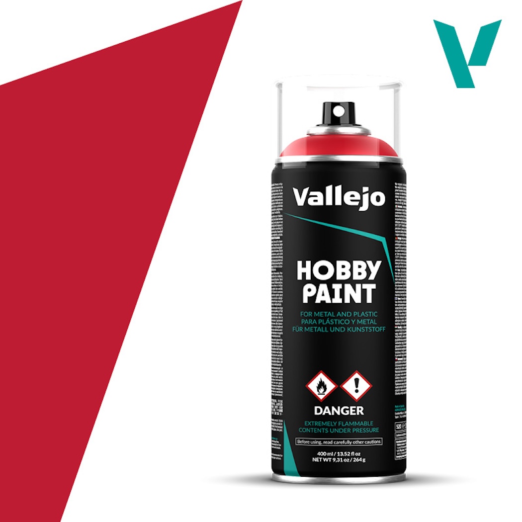 Vallejo Spray Color Bloody Red 400ml 28023 - barva ve spreji