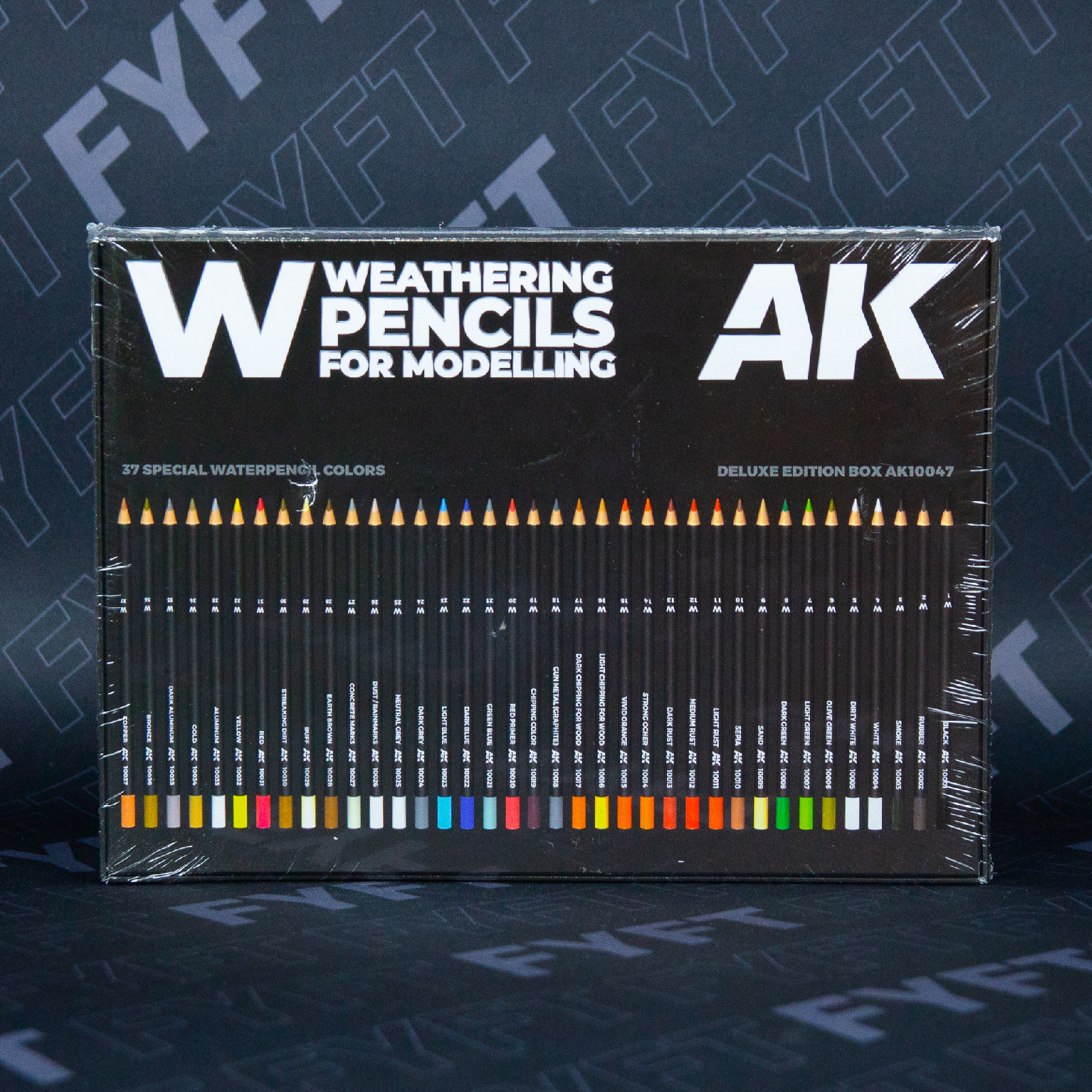 Weathering Pencils Deluxe Edition Box AK10047 - 37 ks  (AK)