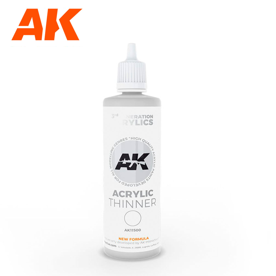 Acrylic Thinner AK11500 - 100ml (AK)