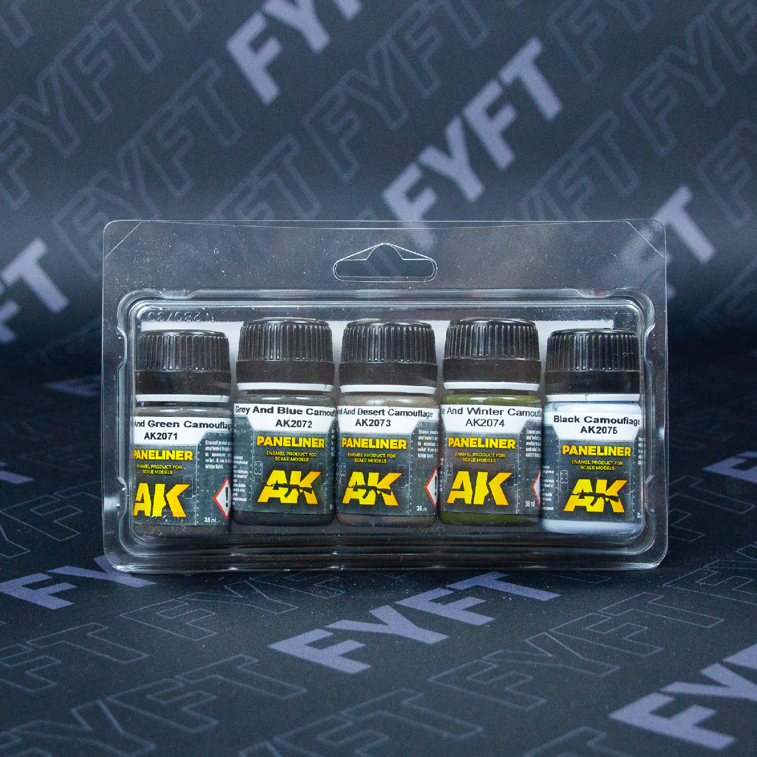 Weathering Paneliners Air Set AK2070 - 5x35ml (AK)