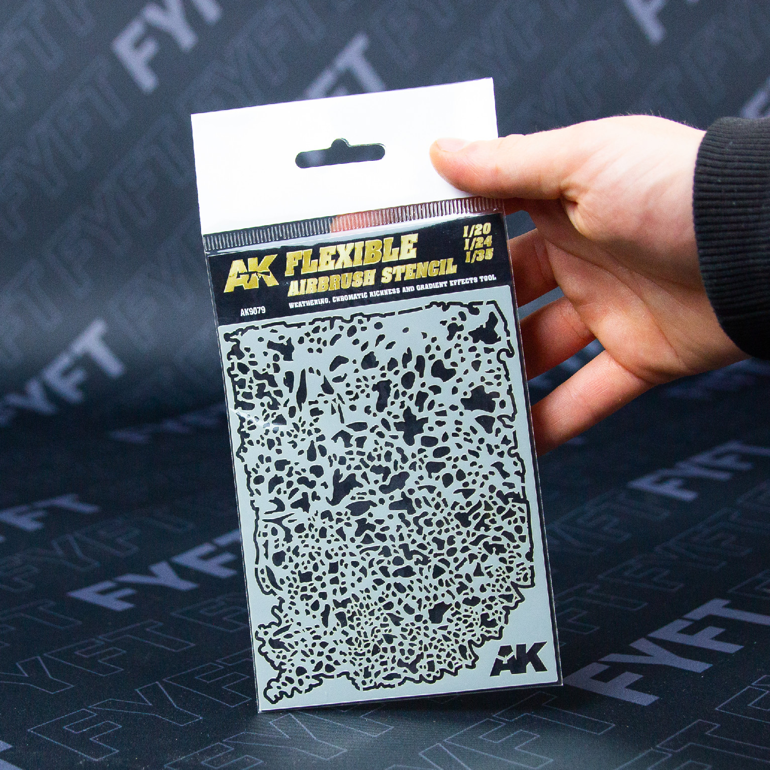 Flexible Airbrush Stencils 1/20 - 1/24 - 1/35 (AK Interactive)
