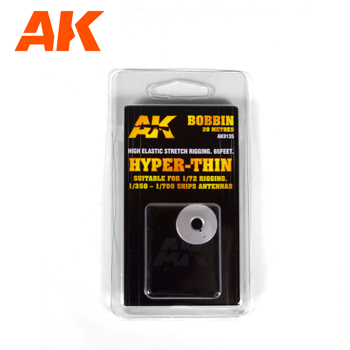 Elastic Rigging Bobbin Hyper-Thin AK9135 - 20m (AK Interactive)