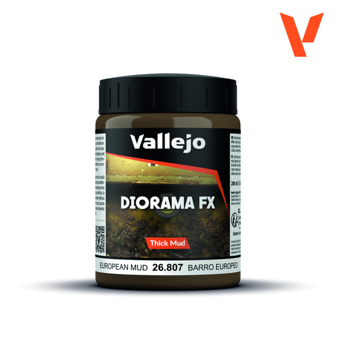 Vallejo Diorama Effects 26807 European Thick Mud 200ml