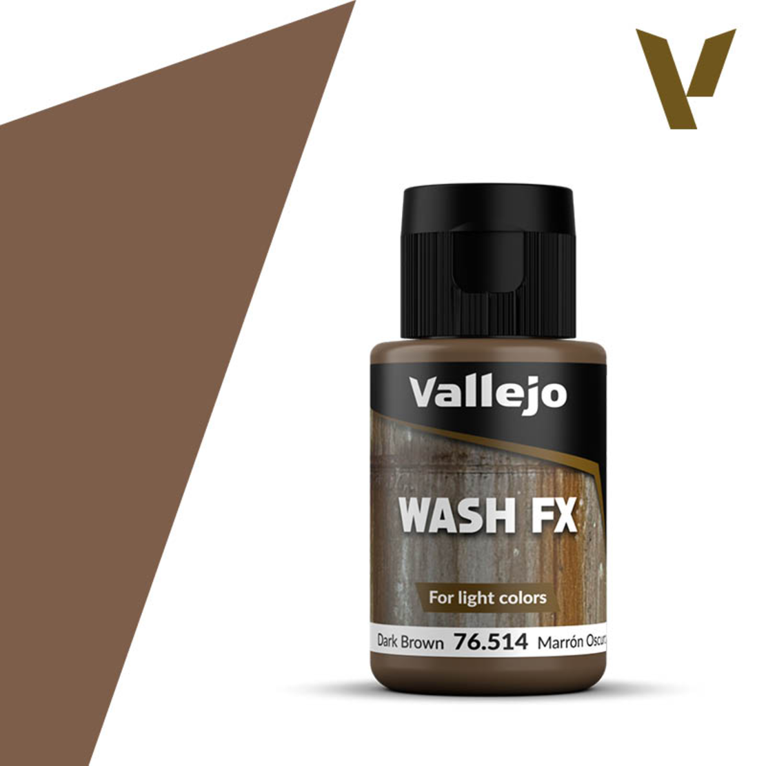 Vallejo 76518 Model Wash - Dark Brown 35ml