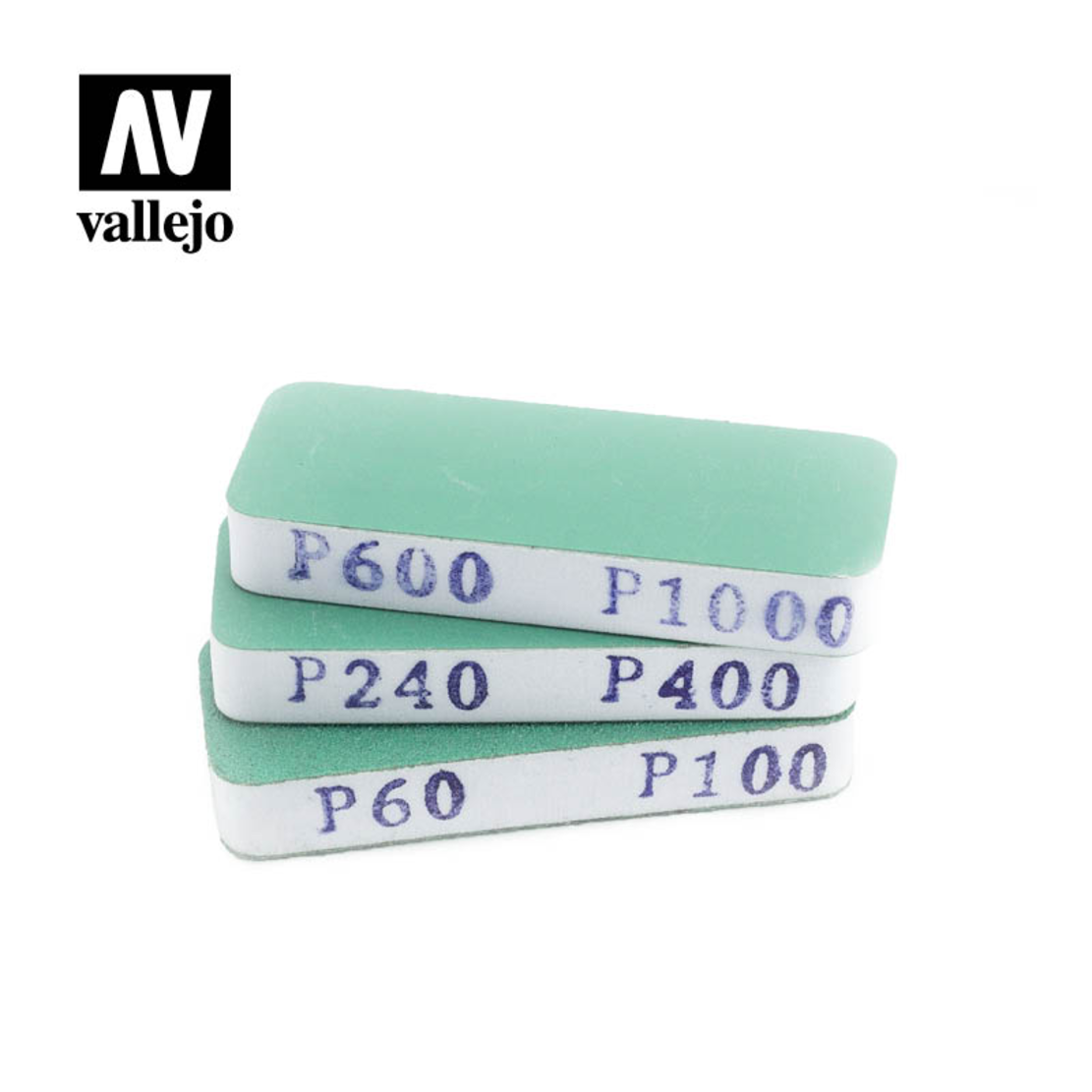 Vallejo T04004 - Sada brusných houbiček (80x30x12mm)
