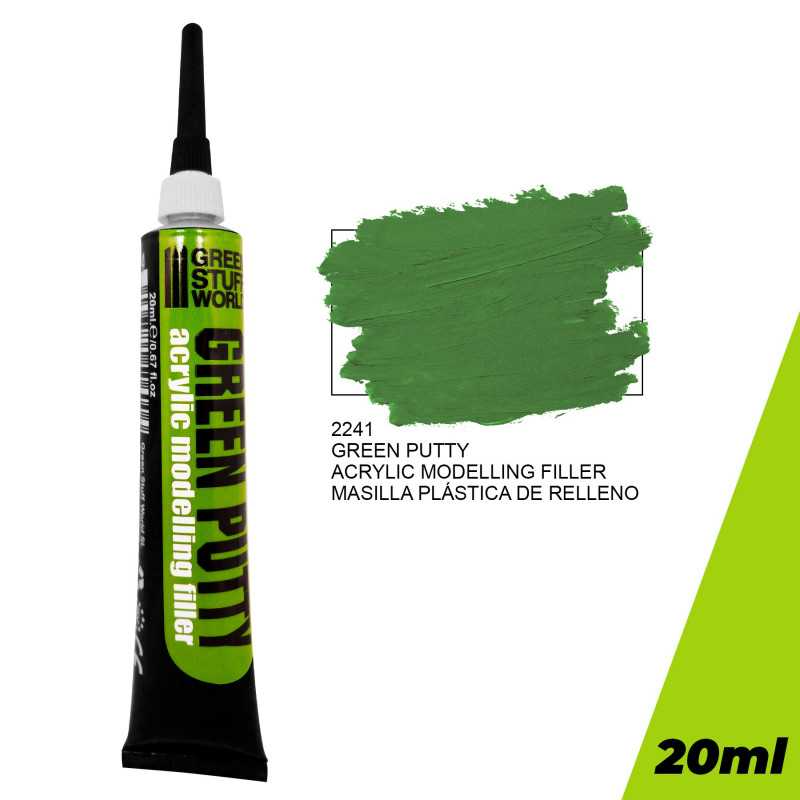 Green Putty 20 ml (Green Stuff World) - modelářský tmel