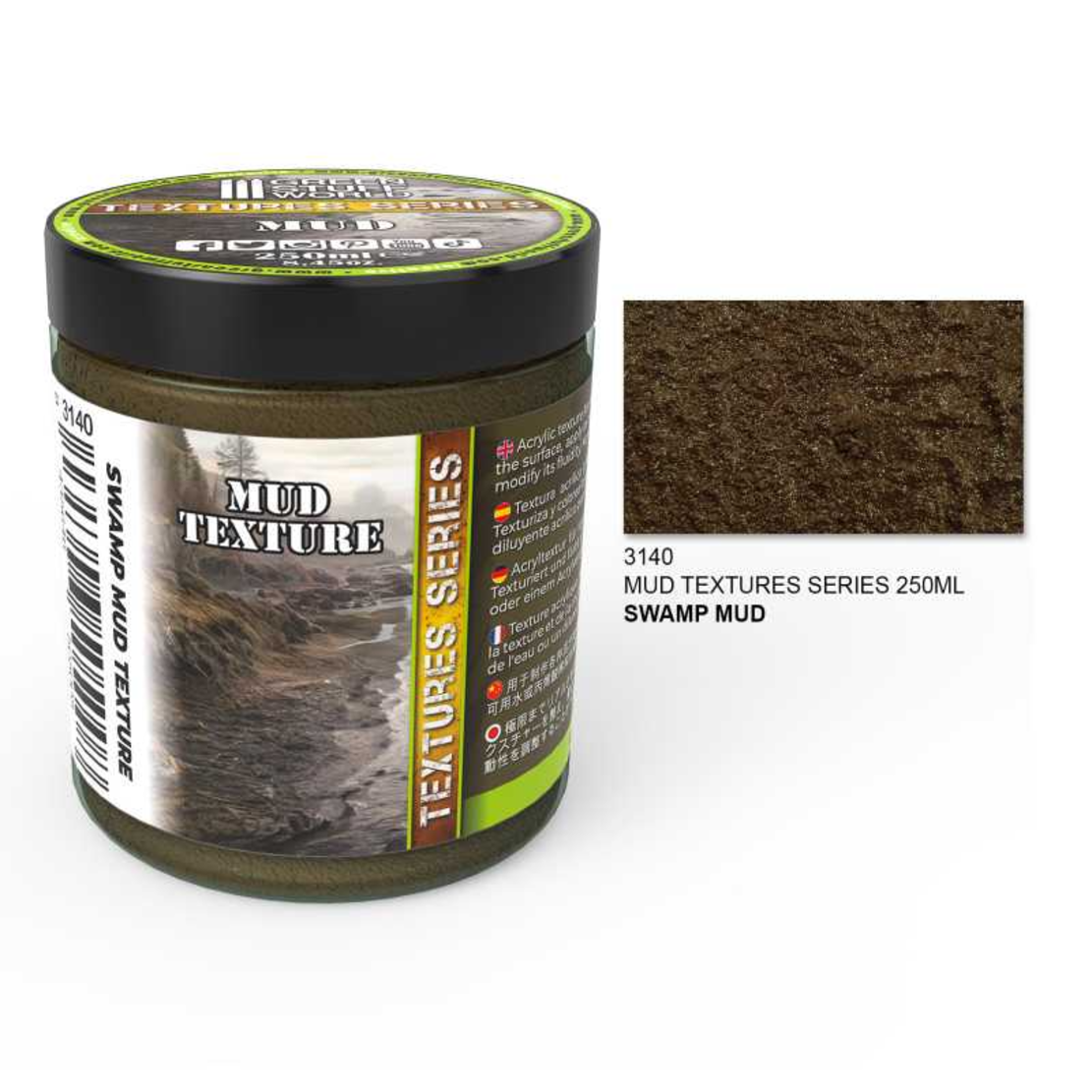 Ground Textures - Swamp Mud 250 ml (Green Stuff World)