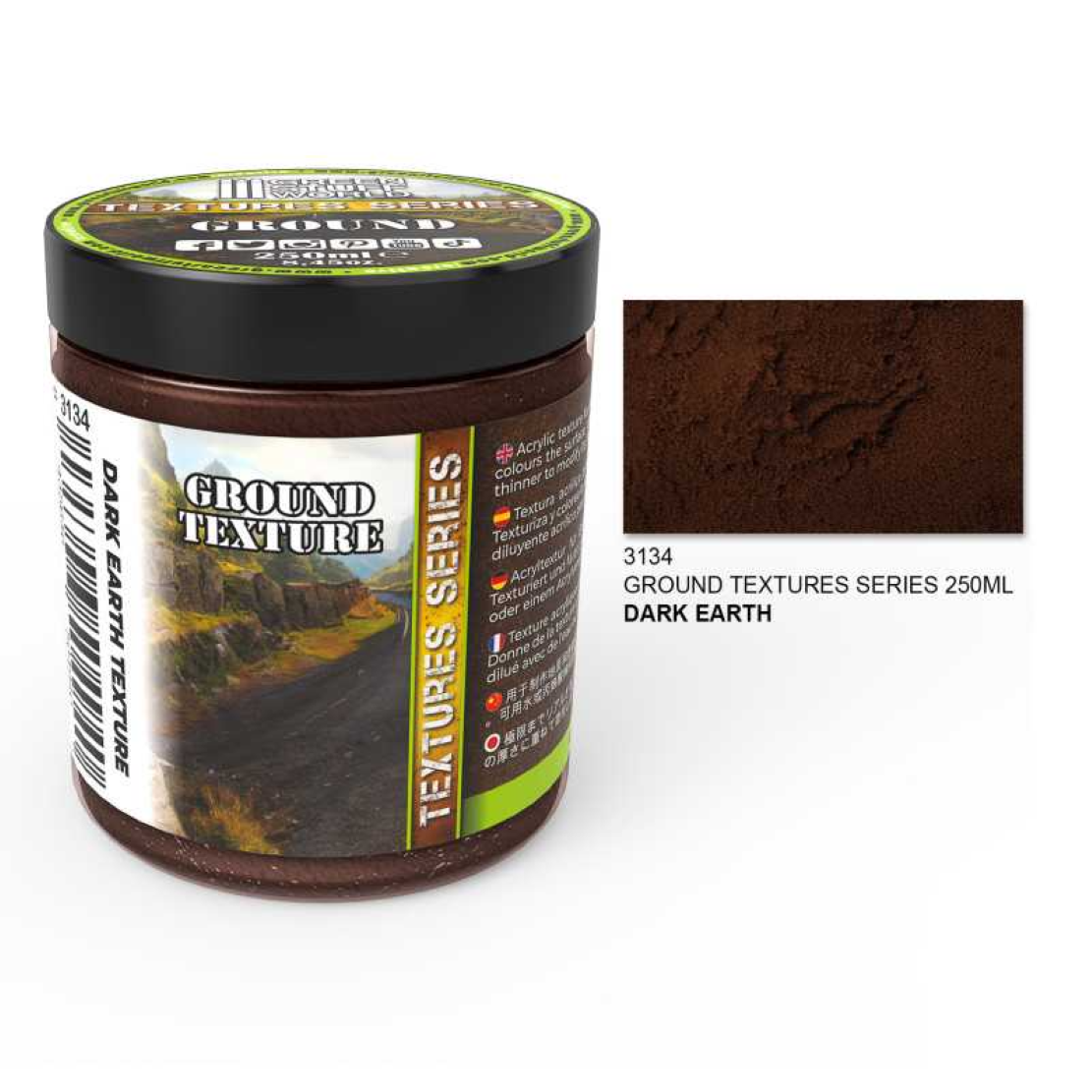 Ground Textures - Dark Earth 250 ml (Green Stuff World)