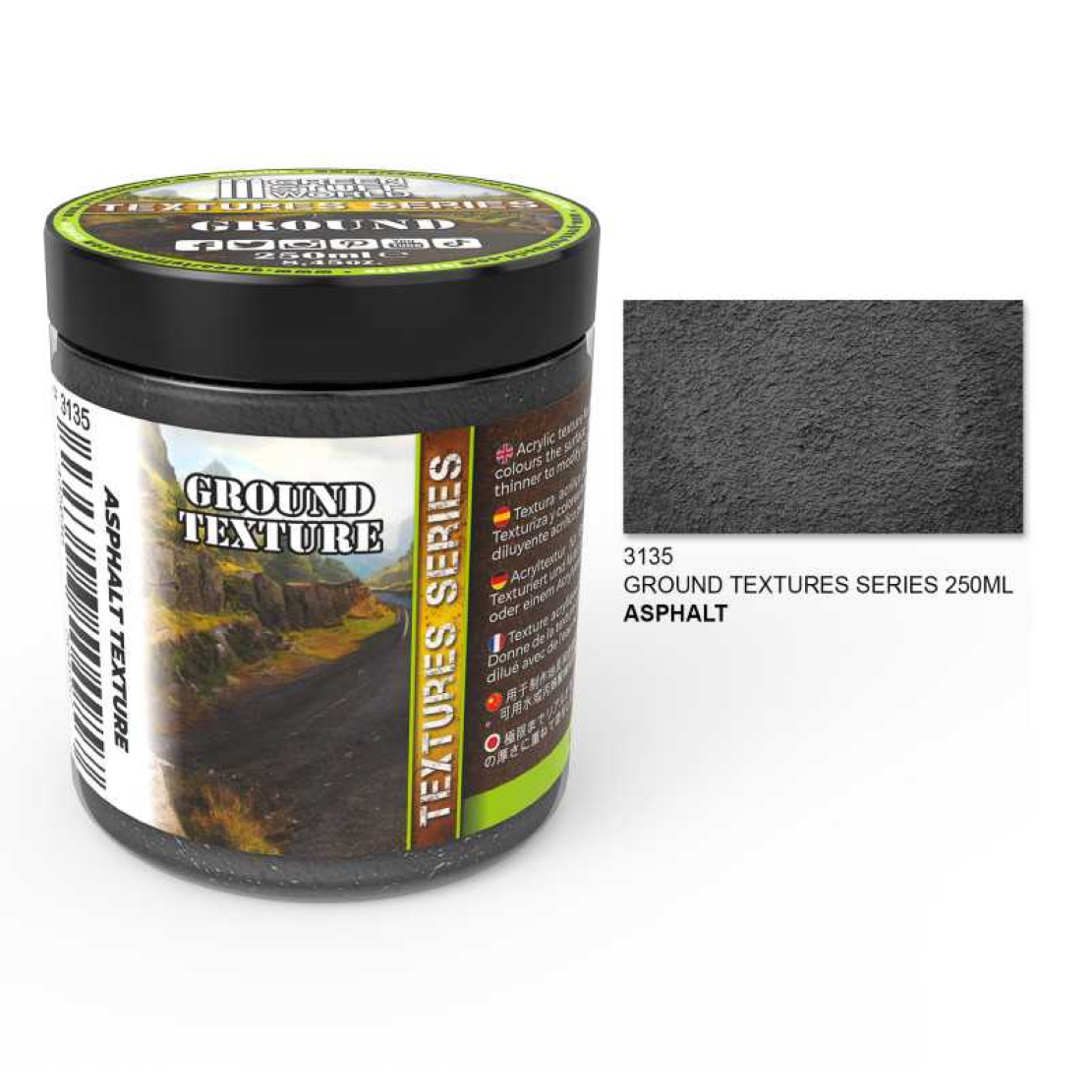 Ground Textures - Asphalt Earth 250 ml (Green Stuff World)