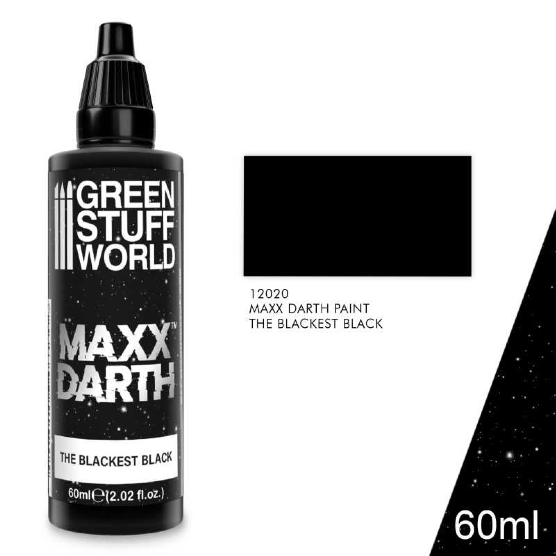 Maxx Darth Paint - The Blackest Black 60ml (Green Stuff World)