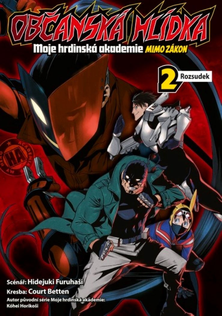 Občanská hlídka - Moje hrdinská akademie 02: Rozsudek (Crew) - manga