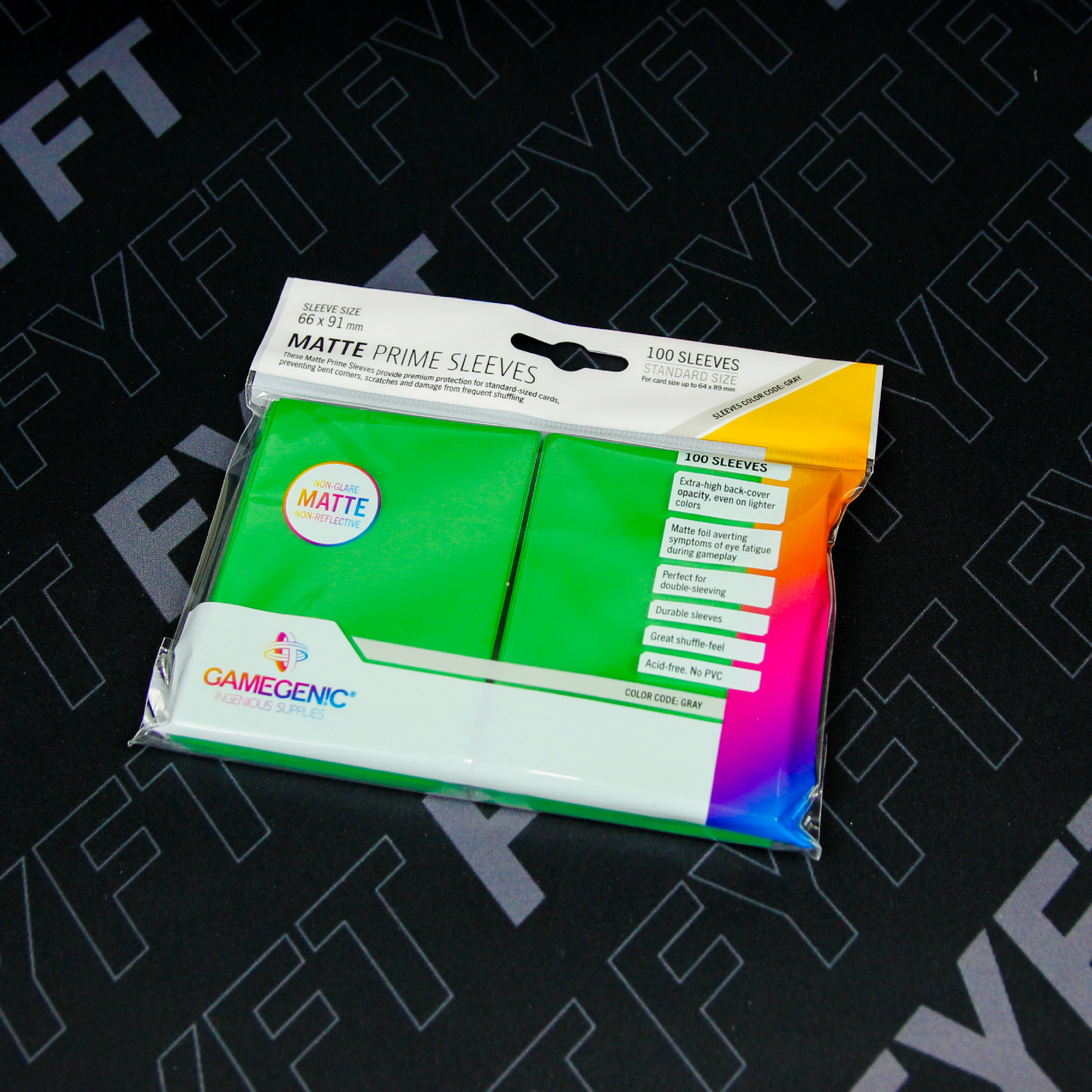 Matte Prime Sleeves 100 ks - Green (Gamegenic)