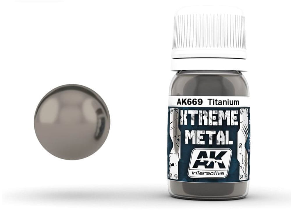 AK Interactive AK AK669 XTREME METAL TITANIUM (30ml)