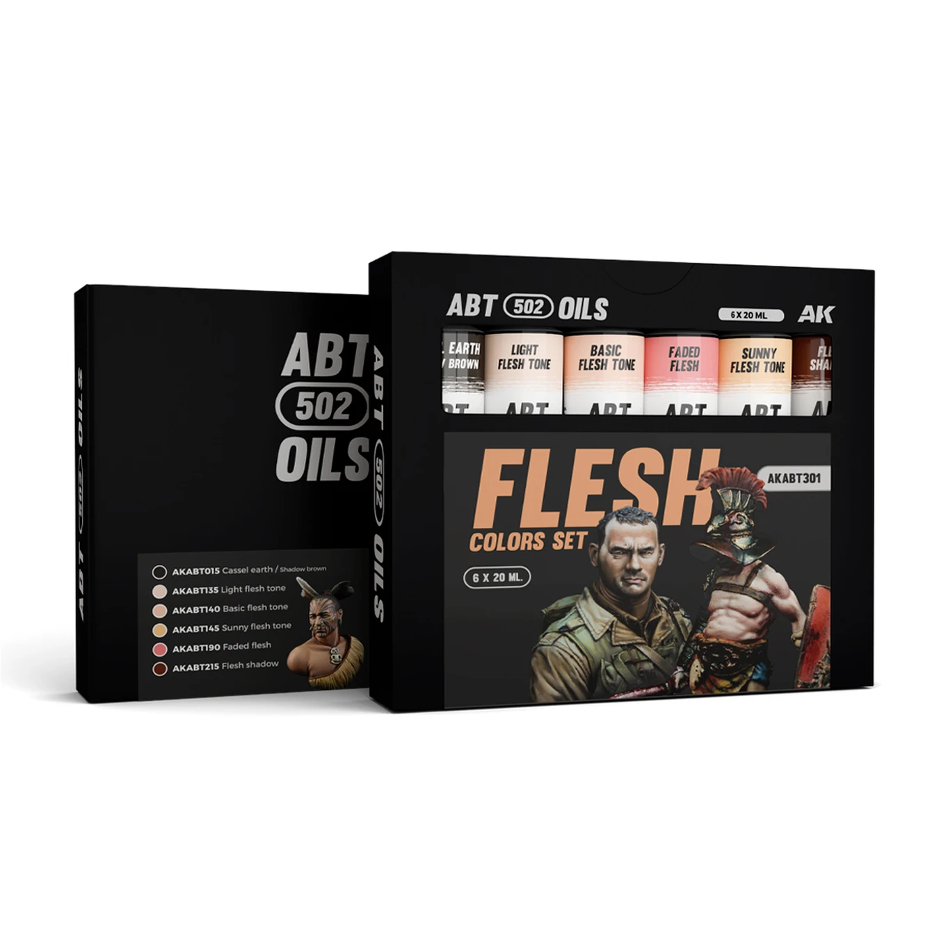 Abteilung 502 OIL SET AKABT301 Flesh Colors Set (6x20ml)