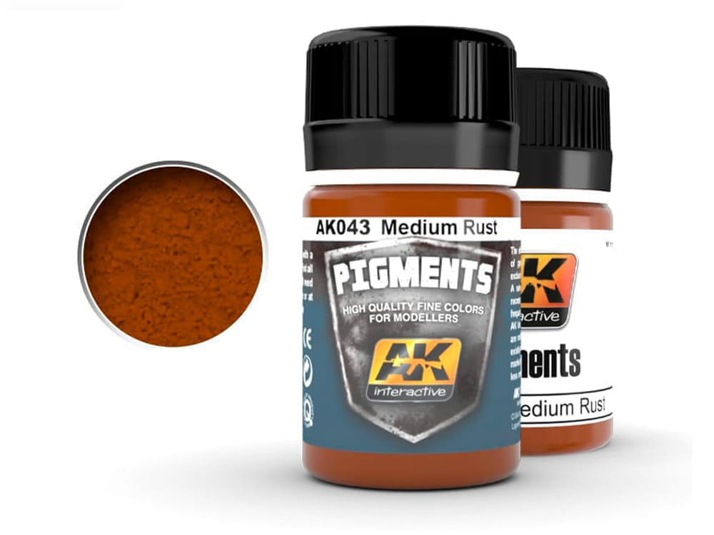 AK Interactive AK Pigment AK043 MEDIUM RUST (35ml)