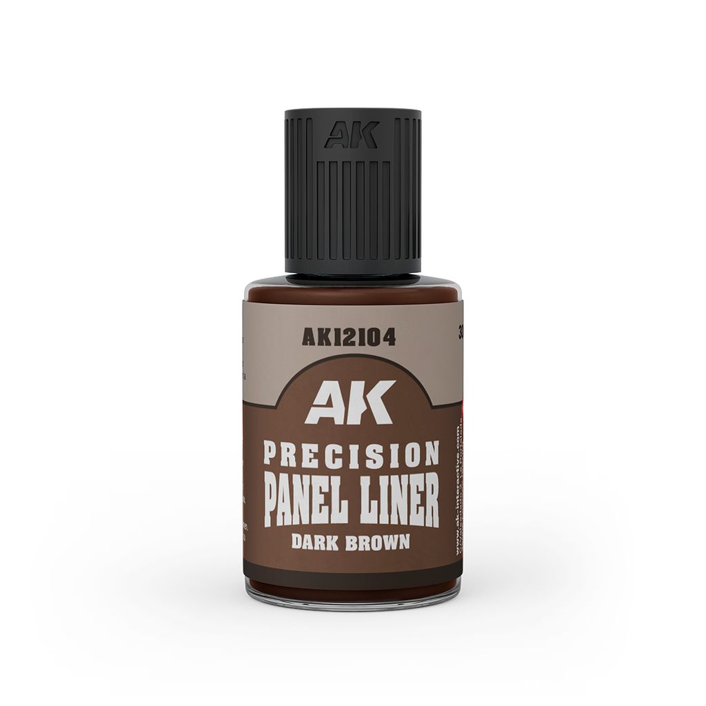 AK Interactive Precision Pane Liner AK12104 - Dark Brown 30ml (AK)