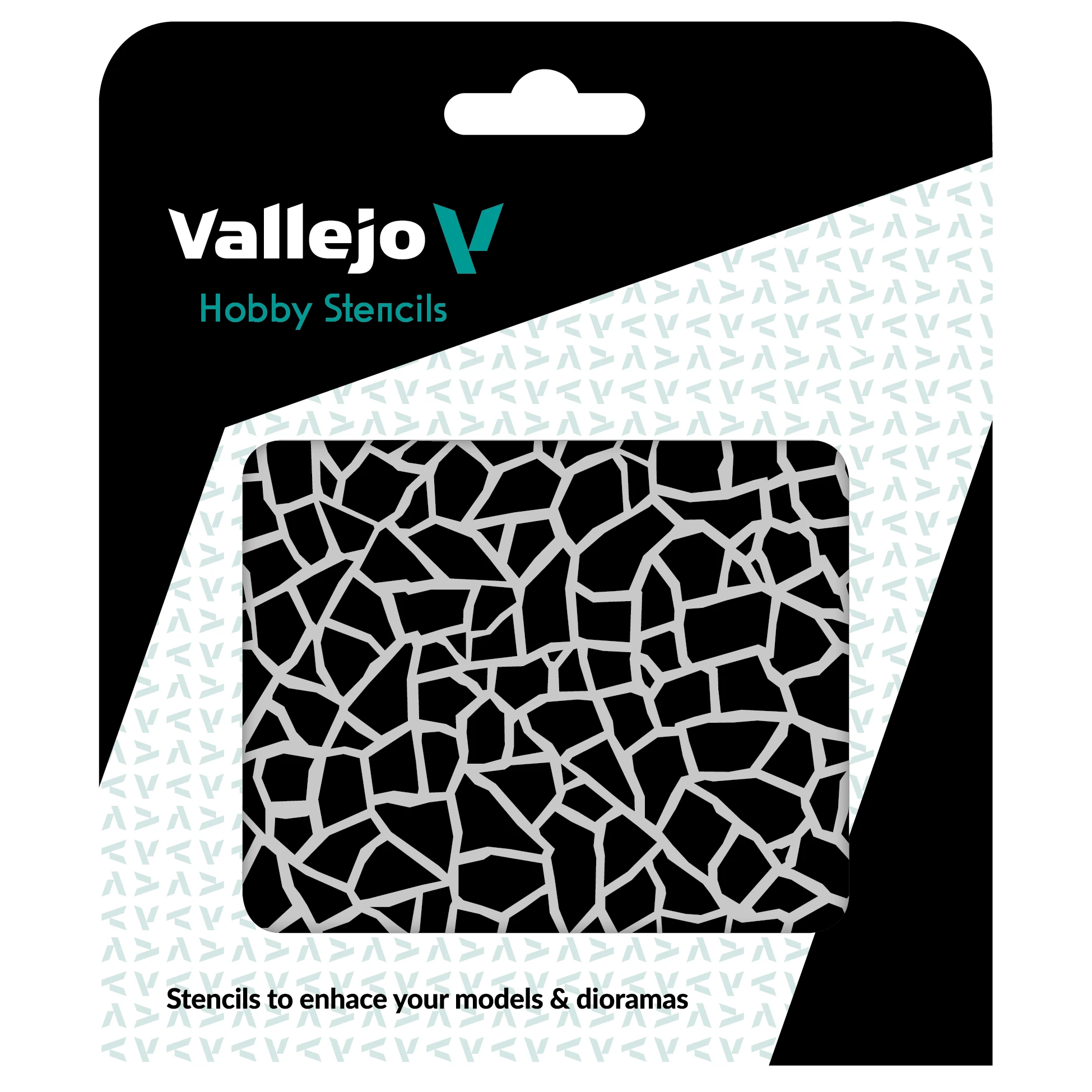 Vallejo Šablona Giraffe Camo WWII - ST-CAM003 (Vallejo Hobby Stencils)