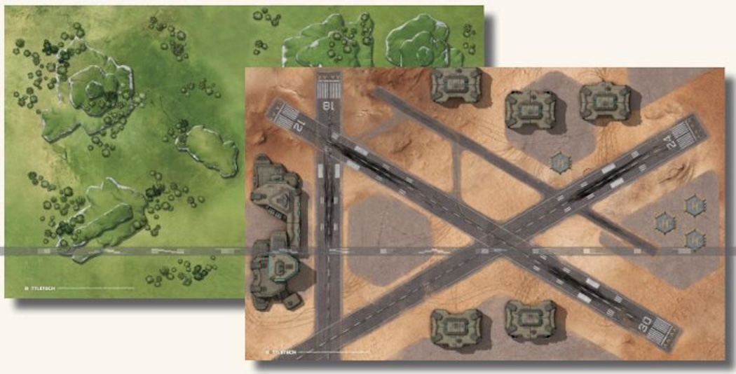 Battletech: Battle Mat Alpha Strike Aerobase 1 (CGL)