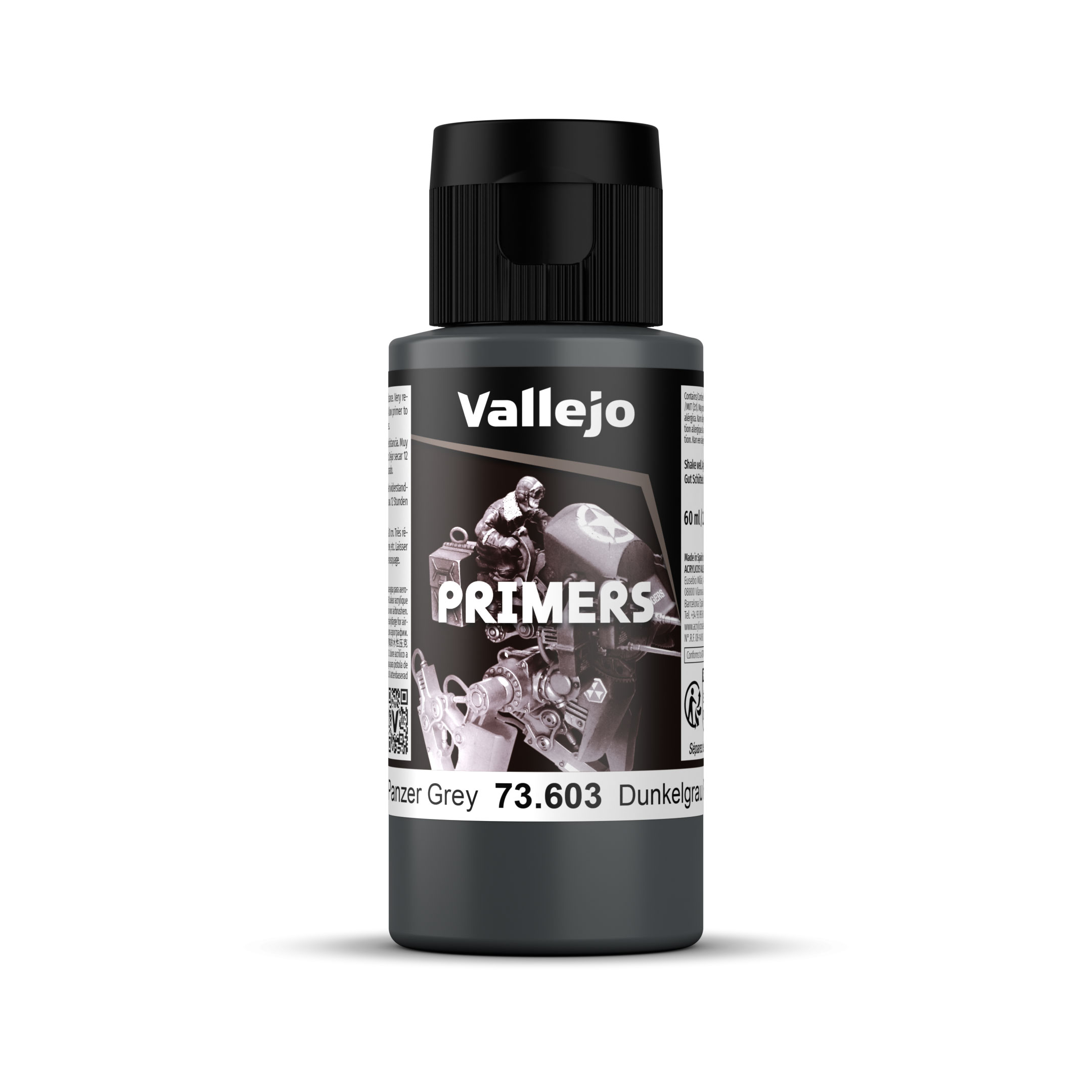 Vallejo Surface Primer 73603 Ger. Panzer Grey (60ml)