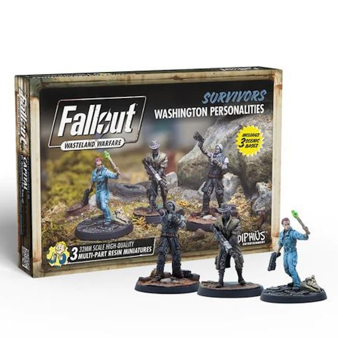 Fallout: Wasteland Warfare - Survivors: Washington Personalities (Modiphius)