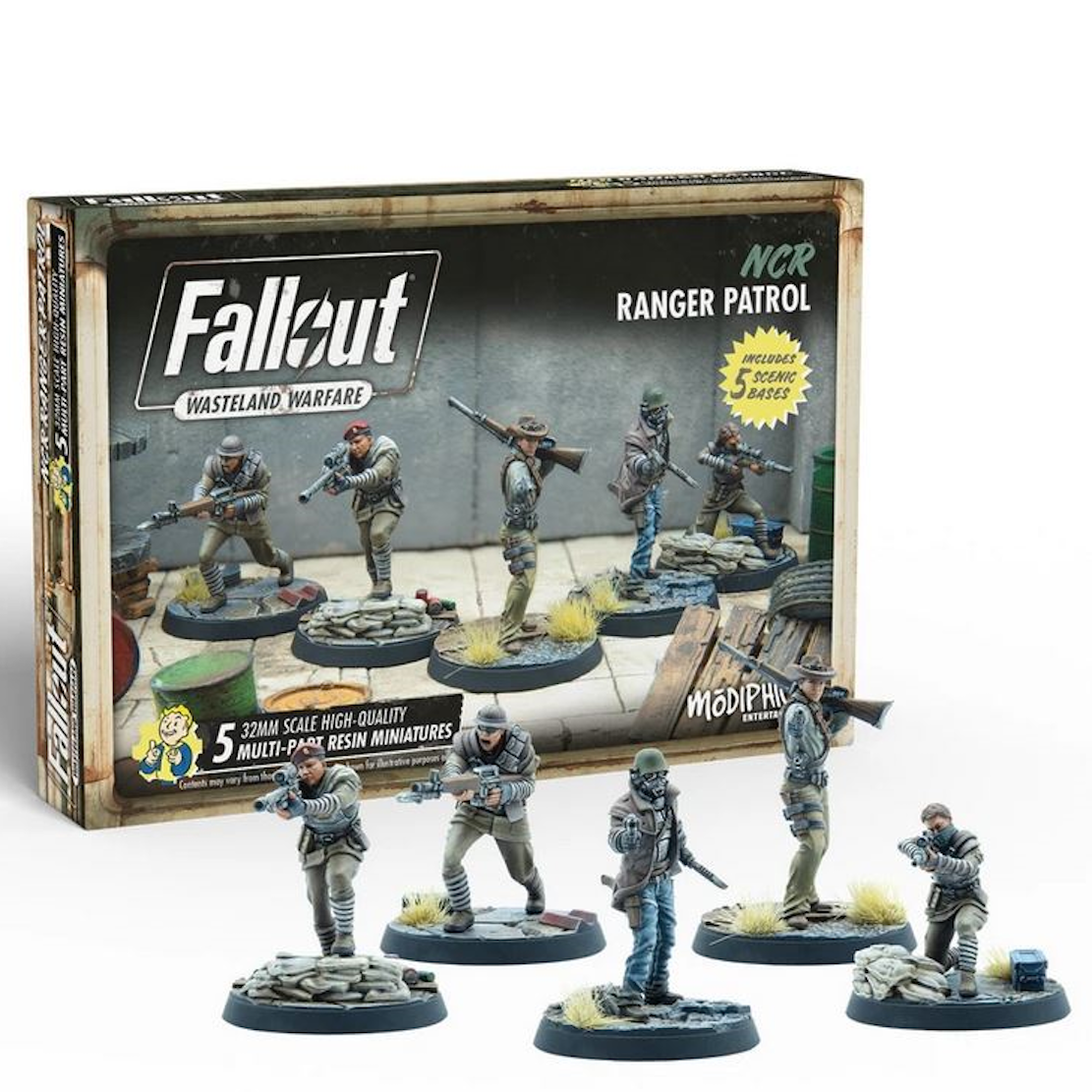 Fallout: Wasteland Warfare - NCR: Ranger Patrol - EN (Modiphius)