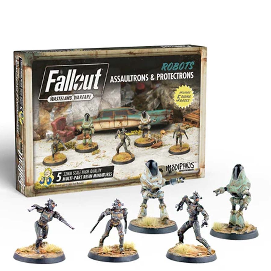 Fallout: Wasteland Warfare - Robots: Assaultrons & Protectrons (Modiphius)