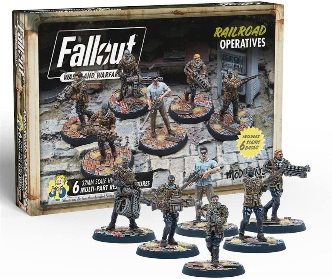 Fallout: Wasteland Warfare - Railroad: Operatives - EN (Modiphius)