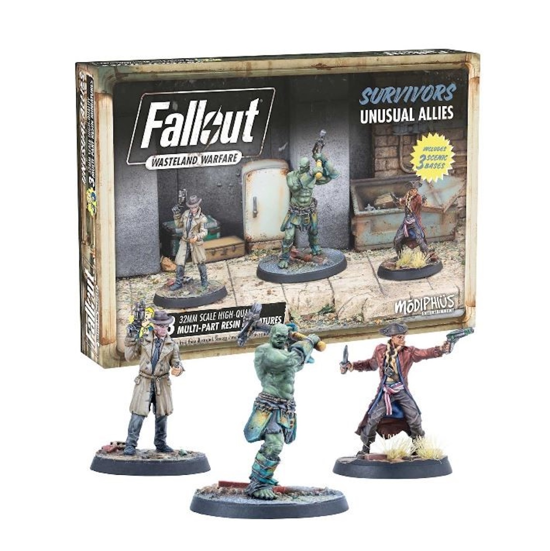 Fallout: Wasteland Warfare - Survivors: Unusual Allies - EN (Modiphius)