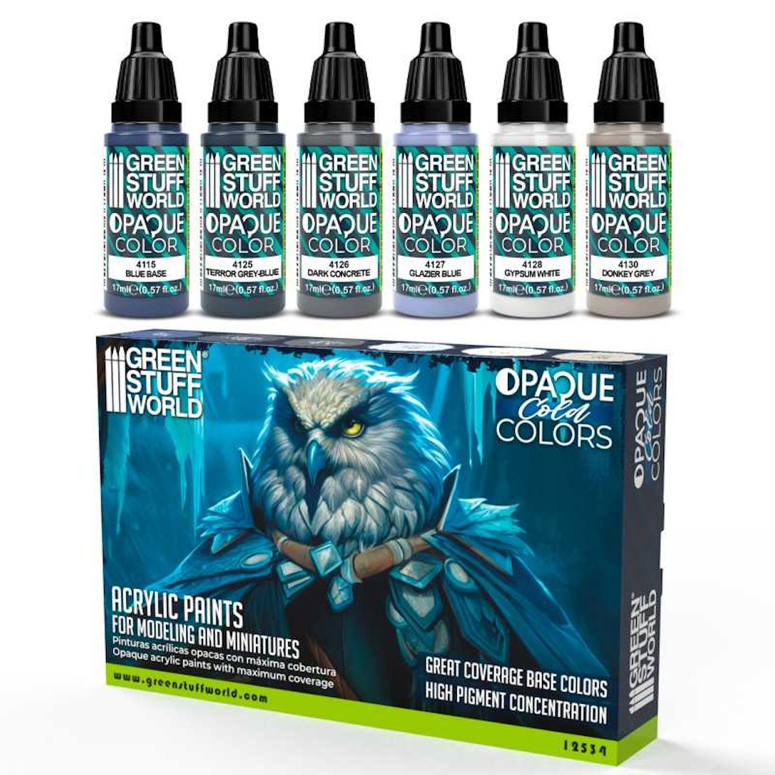 Green Stuff World COLD Colours - Opaque Paint Set (Green Stuff World)