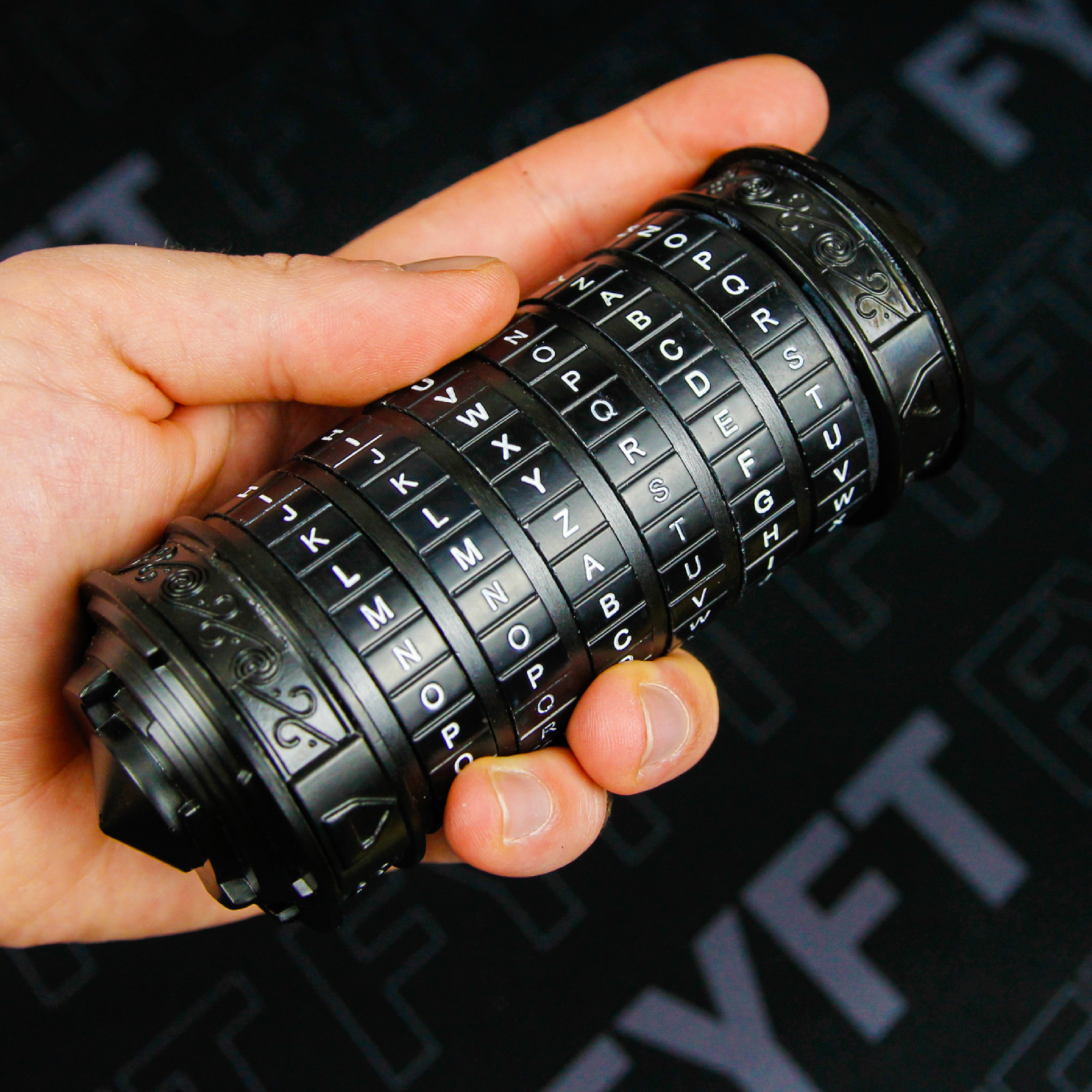 FYFT Da Vinci Cipher Lock Black - hlavolam