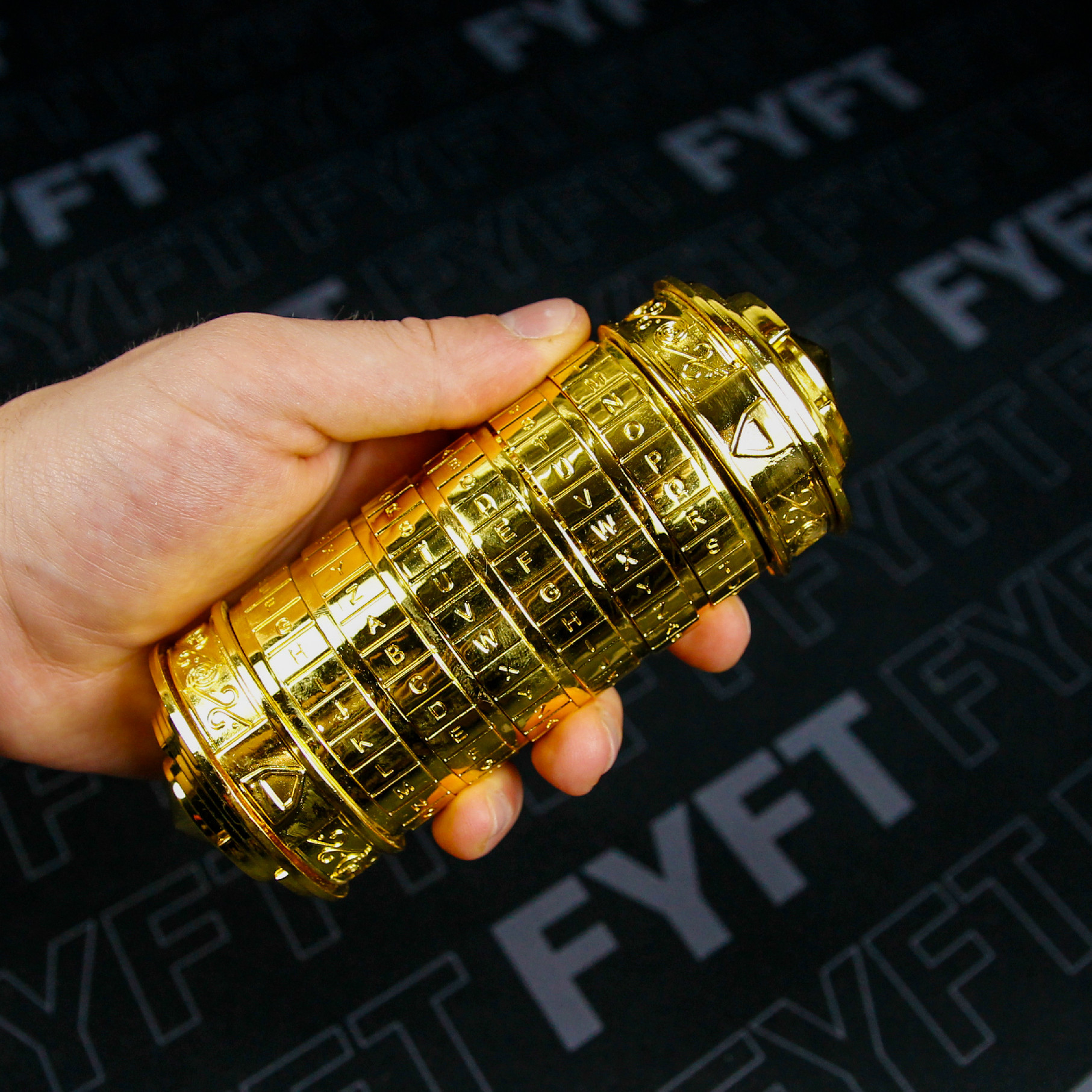FYFT Da Vinci Cipher Lock Gold - hlavolam