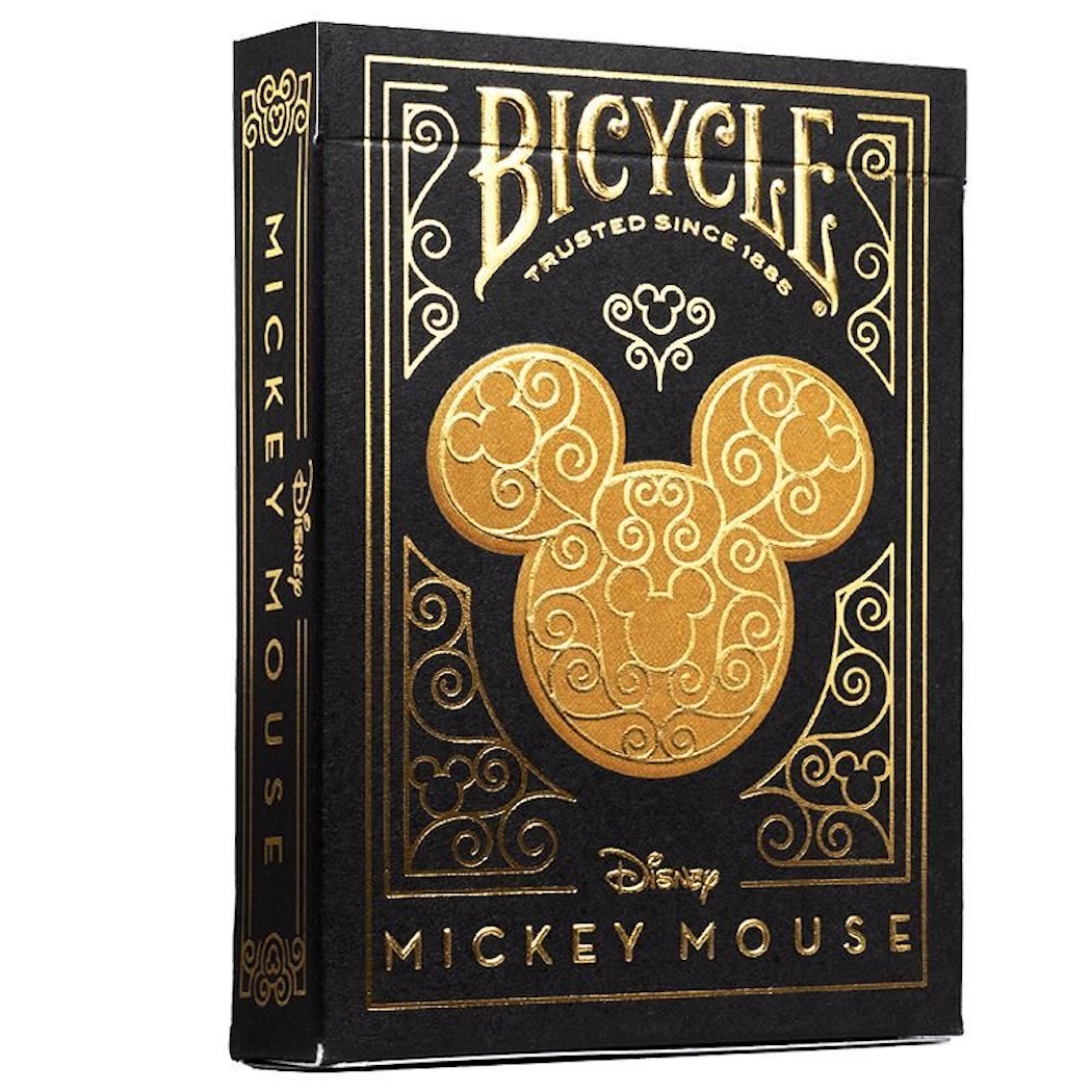 Bicycle (USPCC) Disney Mickey Mouse Black and Gold (Bicycle)