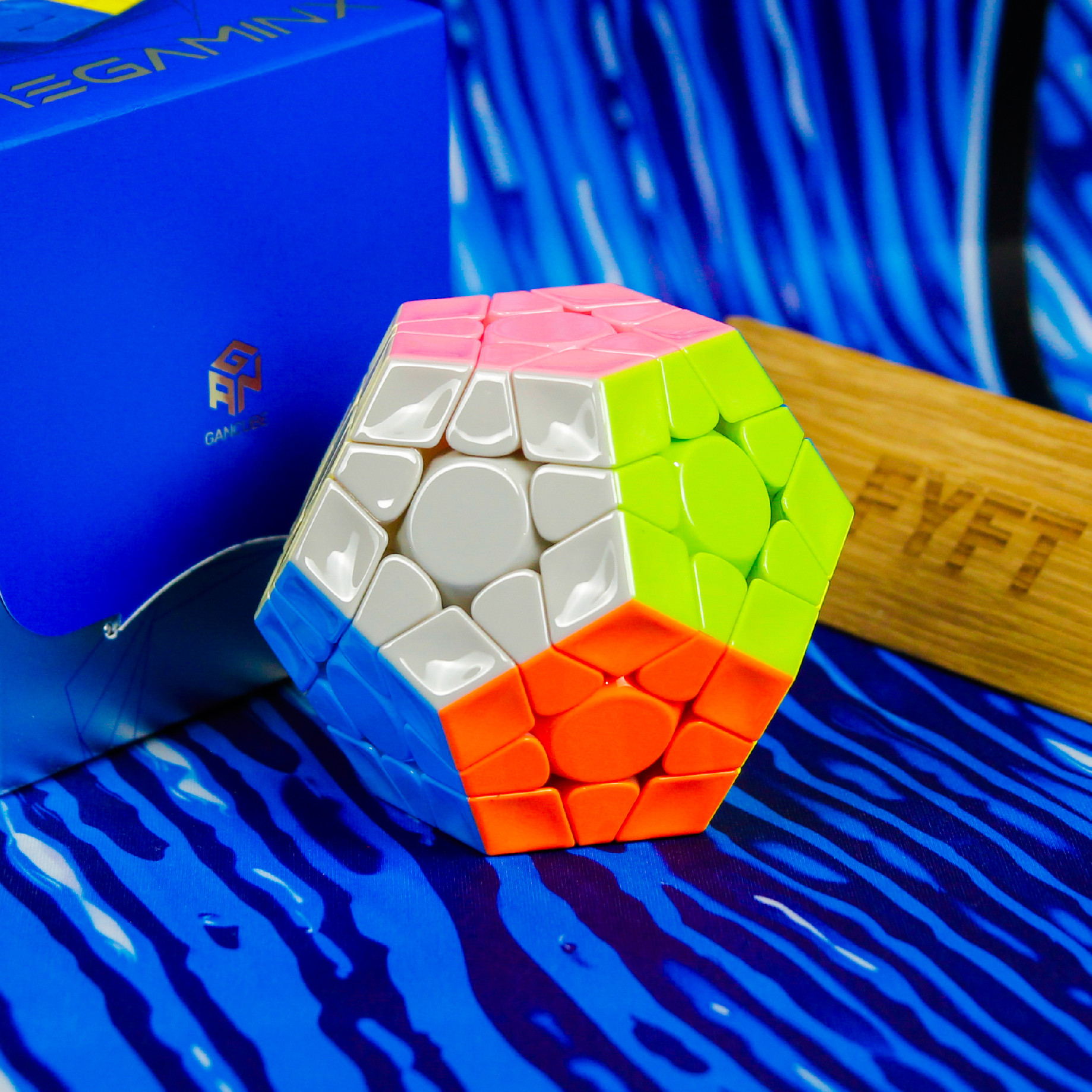 Gans puzzle GAN Megaminx Maglev UV Barva: Šedá