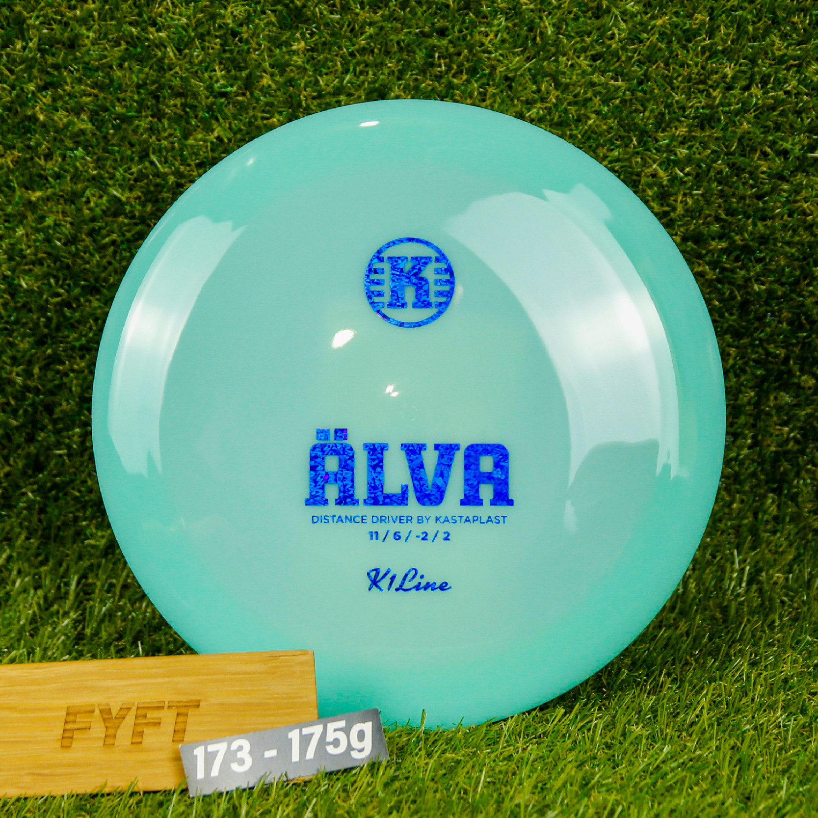 Älva - K1 (Kastaplast) distance driver Barva: Mint Zelená 173-175g (First Run)