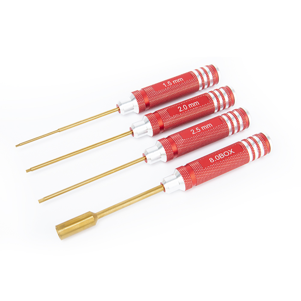 Hexdriver set (FlyfishRC) - Set titanových šroubováků