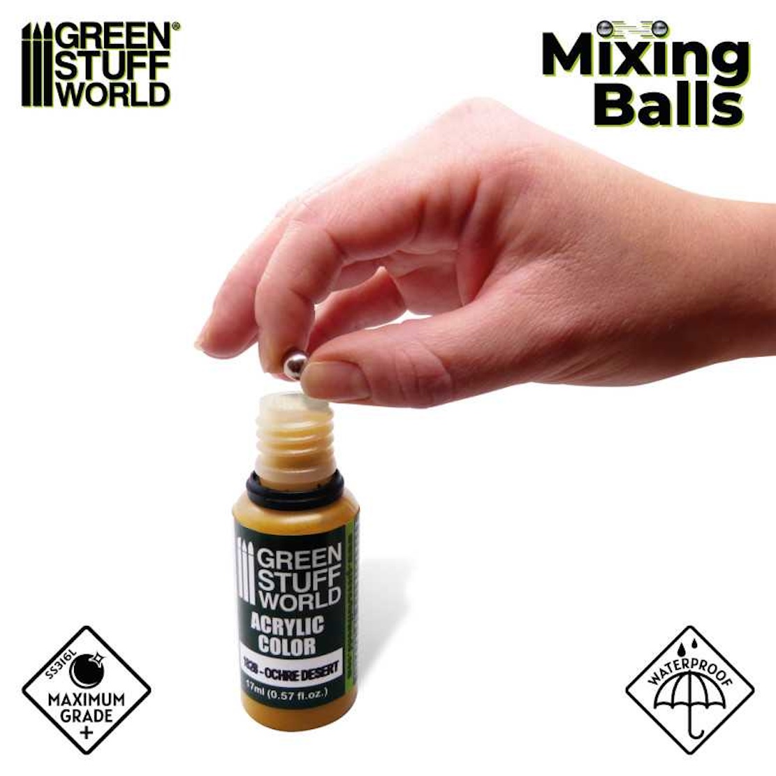 Green Stuff World Mixing Balls 8mm (Green Stuff World)