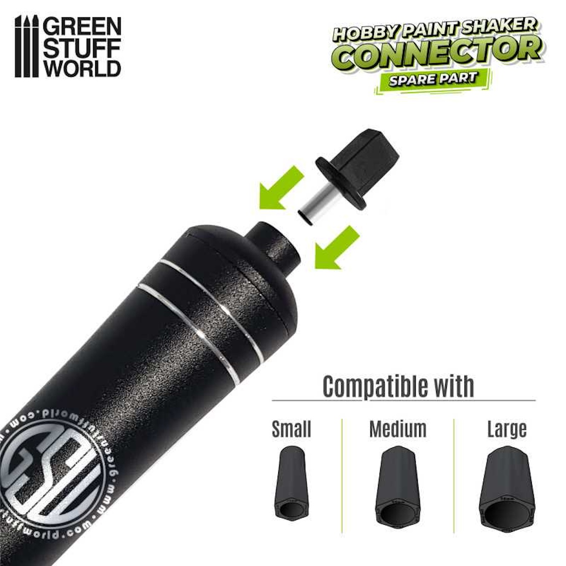 Green Stuff World Hobby Paint Shaker - náhradní konektor (Green Stuff World)