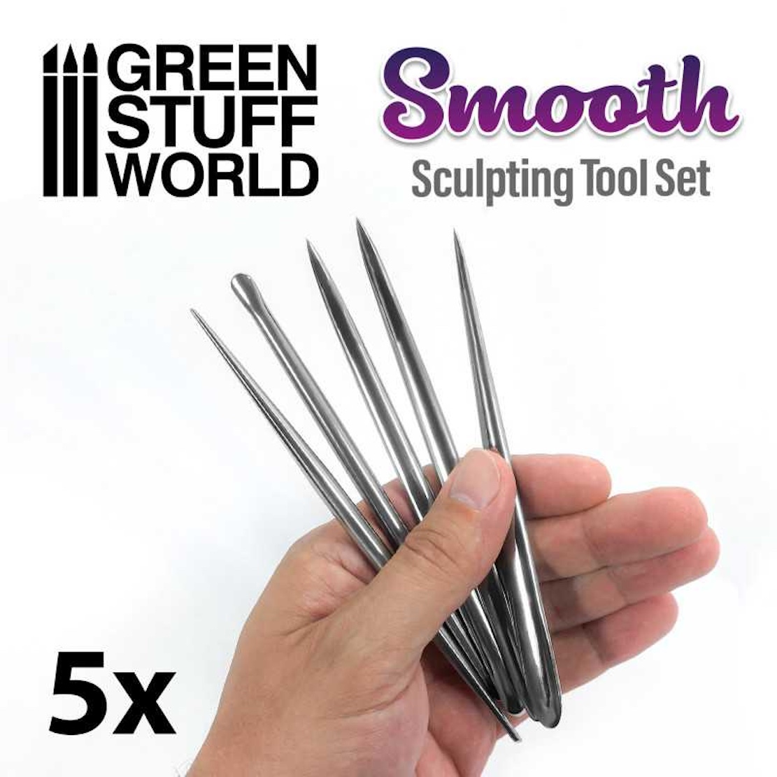 Green Stuff World Sculpting Tools - 5 modelářských nástrojů (Green Stuff World)