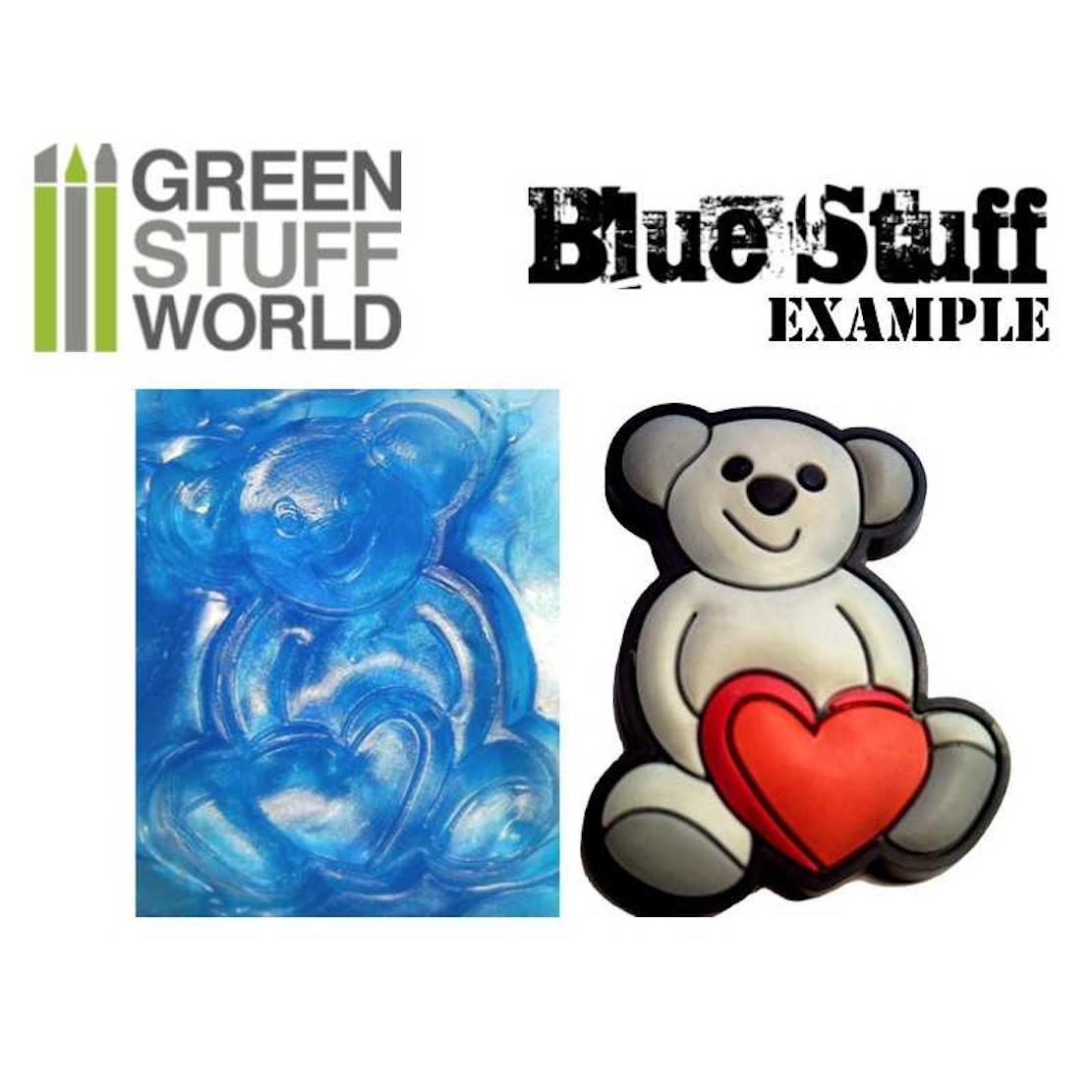 Green Stuff World Blue Stuff Mold 4ks - hmota na kopírování (Green Stuff World)