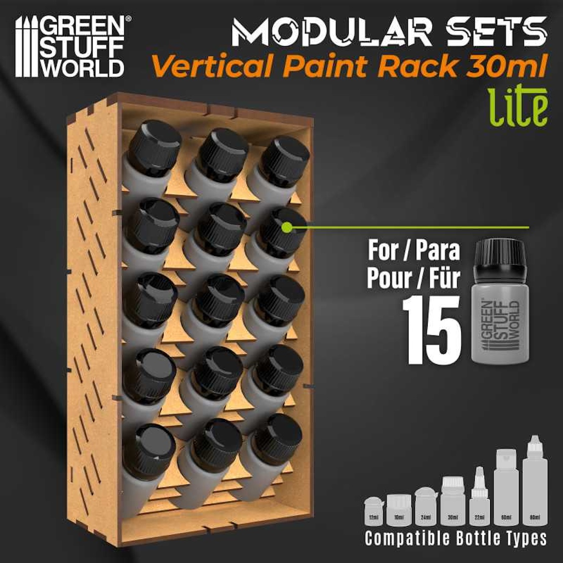 Green Stuff World Vertical Paint Organizer 30ml - LITE (Green Stuff World)