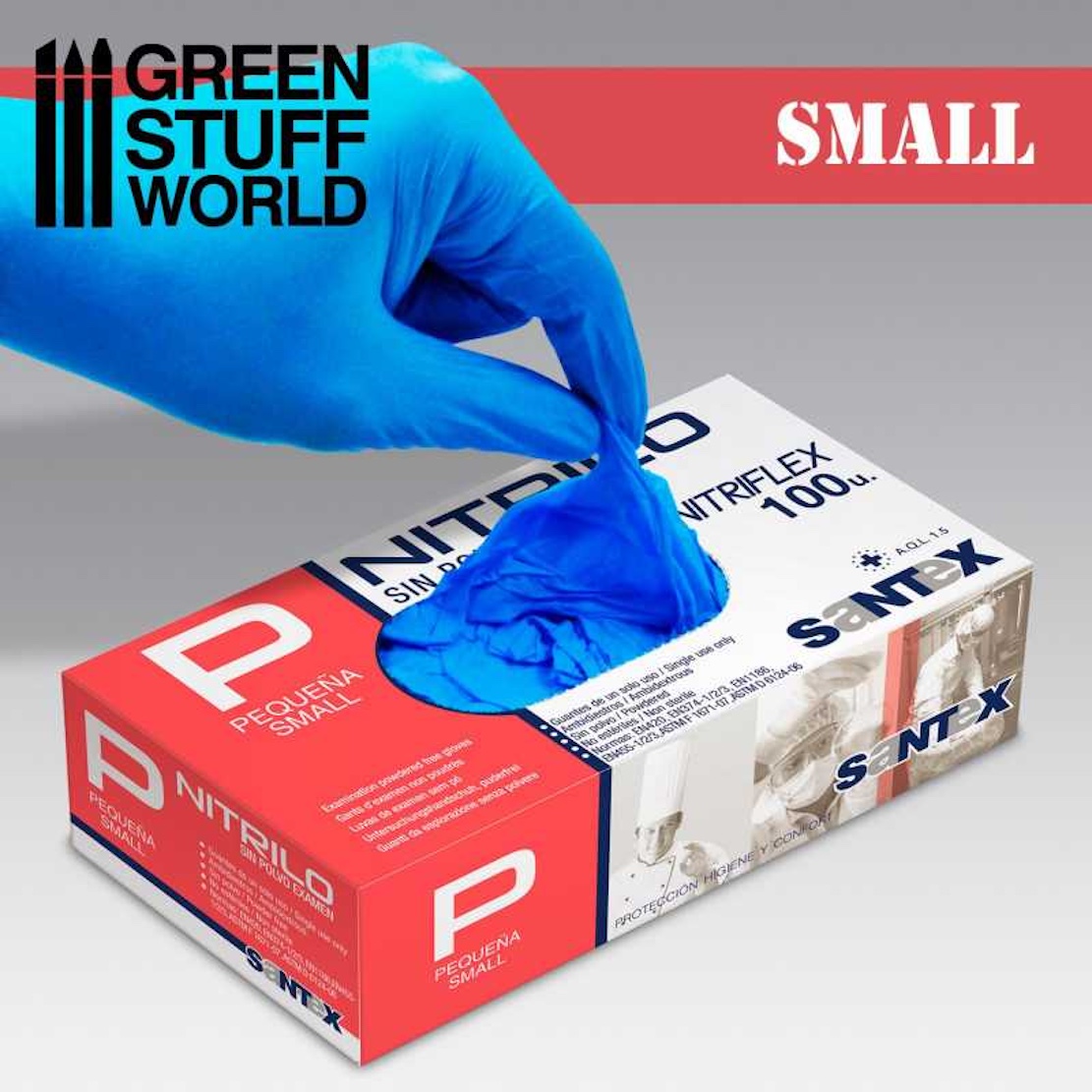 Green Stuff World 100x rukavice Nitrile Gloves - Small (Green Stuff World)
