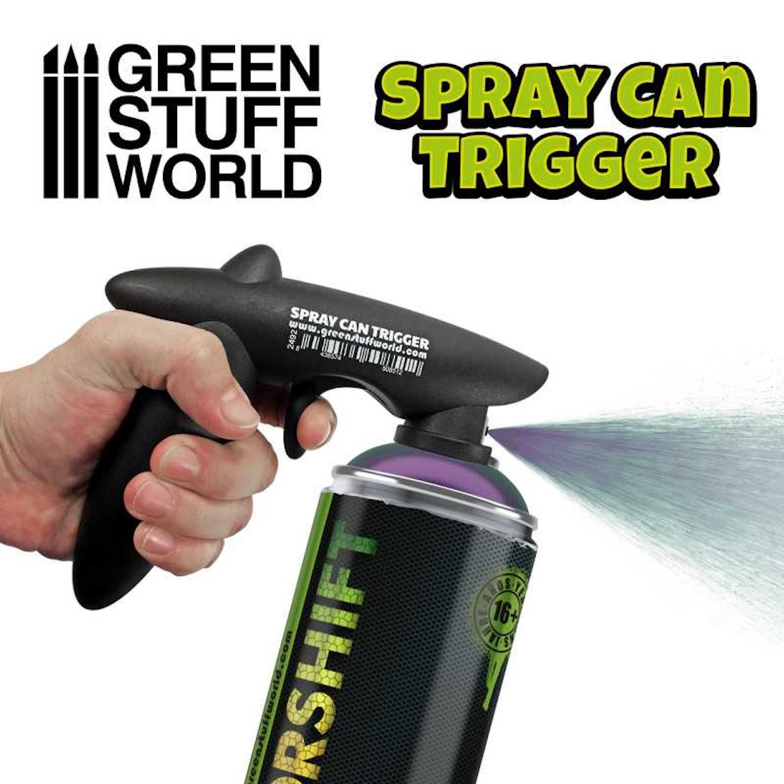 Green Stuff World Spray Can Trigger -  pistolová rukojeť na spreje (Green Stuff World)