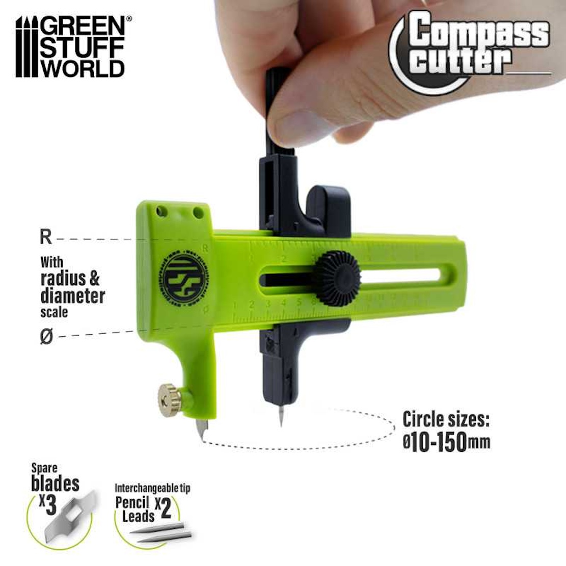 Green Stuff World Compass cutter - nožík v kružítku  (Green Stuff World)