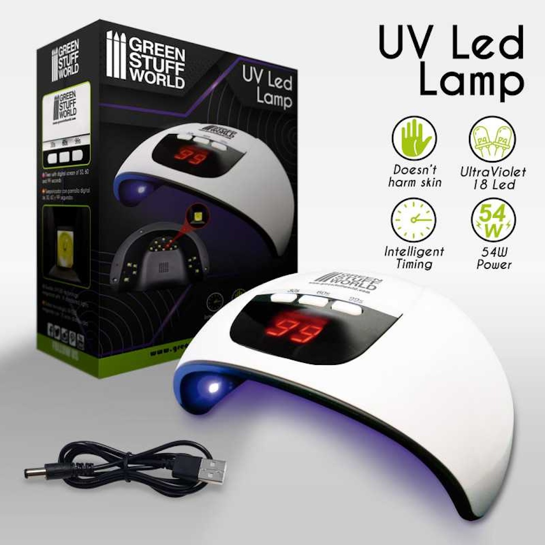 Green Stuff World Ultraviolet LED Lamp - lampa pro modeláře (Green Stuff World)