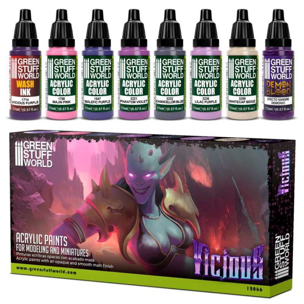 Green Stuff World Paint Set - Vicious (Green Stuff World)